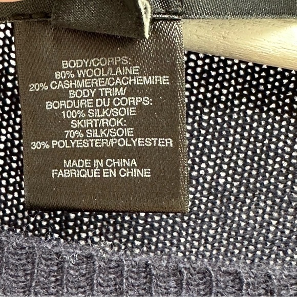 MARC by Marc Jacobs navy black sweater scoop dress women’s size XS - Picture 7 of 8